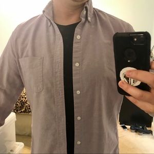 J Crew ( M ) button down collared. Kinda lavender